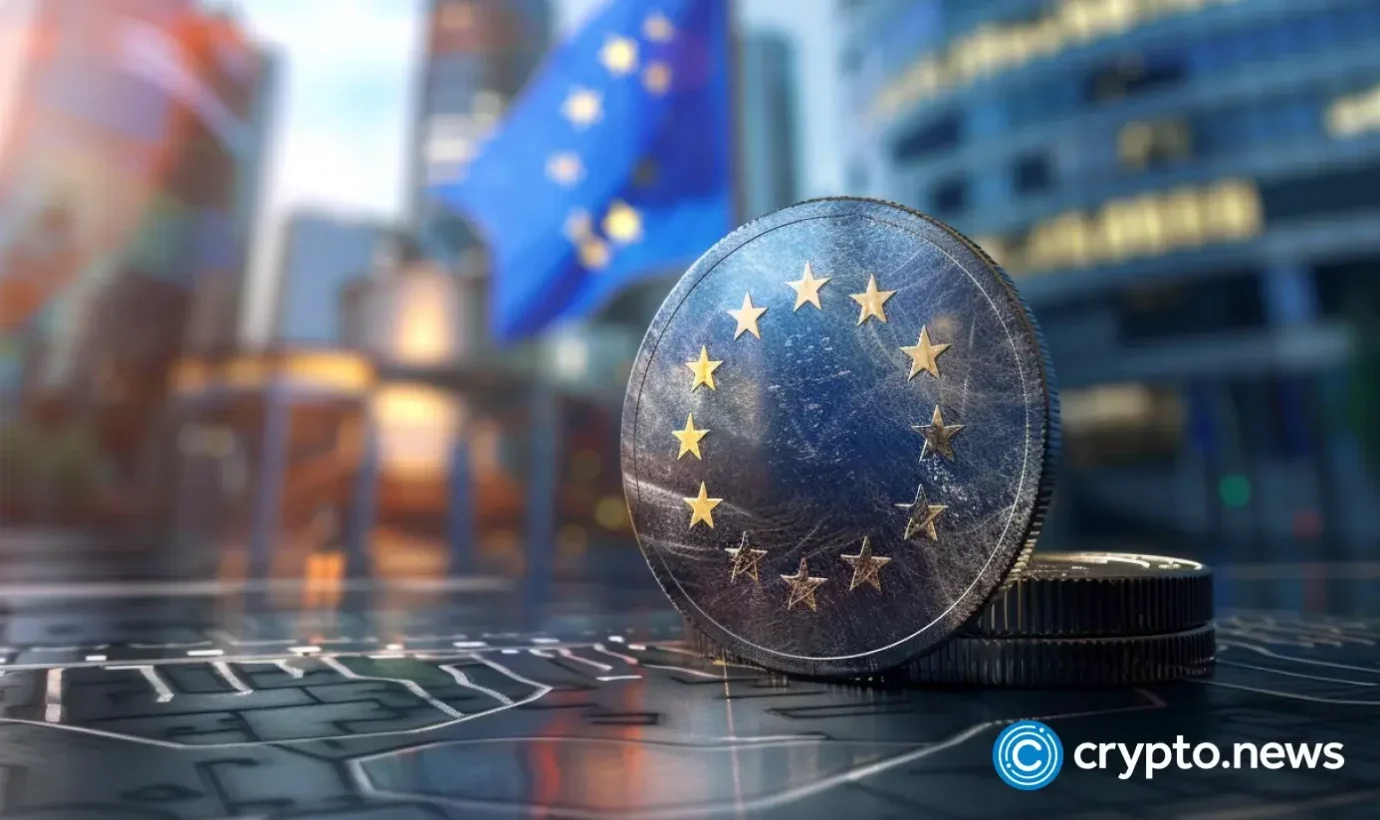 Illustration of European cryptocurrency regulation and MiCA framework